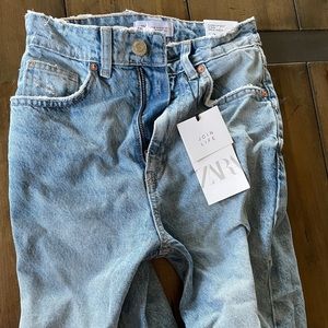 NWT Zara Classic Mom fit jeans